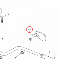 YAMAHA - lusterko nr: 4NK262801000