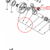 YAMAHA - korbowod nr: 5MV116510000