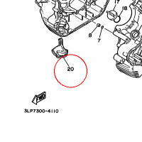 YAMAHA - PROTECTOR nr: 4X7154910000