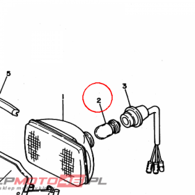YAMAHA - zarowka nr: 102843140000