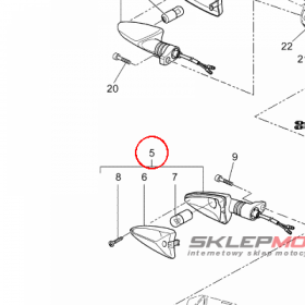 YAMAHA - kierunkowskaz nr: 11DH33201000