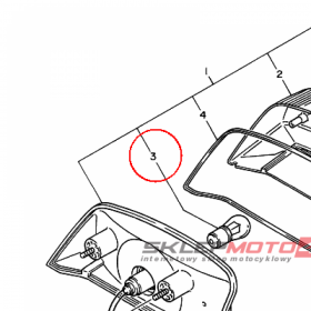 YAMAHA - ZAROWKA nr: 137847146100