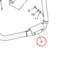 YAMAHA - RURA WYDECHOWA nr: 13DE46110000