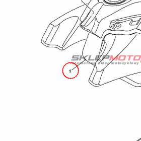 YAMAHA - ZBIORNIK PALIWA nr: 13DF41101000