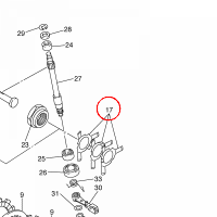 YAMAHA - SPREZYNA nr: 13S165390000