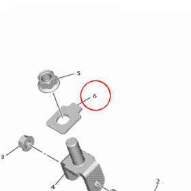 YAMAHA - WASHER 1 nr: 13S222430000