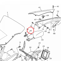 YAMAHA - PODKLADKA GUM. nr: 13S262980000