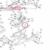 YAMAHA - SEAT 1 nr: 13S2838G0000