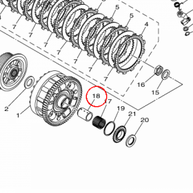 YAMAHA - TULEJA DYSTANS. nr: 14B161810000