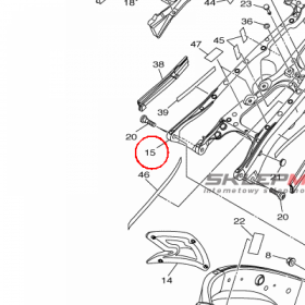 YAMAHA - RAMA DODATKOWA nr: 14B211900000