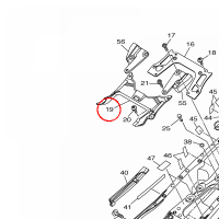 YAMAHA - REINF., FRAME RR. nr: 14B212140000