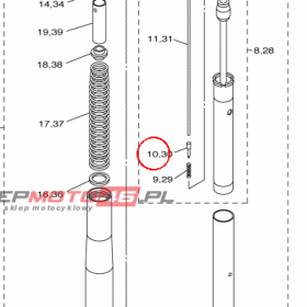 YAMAHA - VALVE nr: 14B231090000