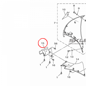 YAMAHA - WYPELNIENIE OWIEWKI nr: 14B2836L0000