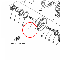 YAMAHA - KOSZ SPRZEGLA nr: 16B166110100