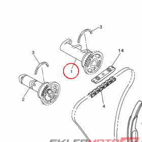 YAMAHA - WALEK ROZRZ. nr: 17D121701000