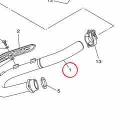 YAMAHA - RURA WYDECHOWA nr: 17D146115000