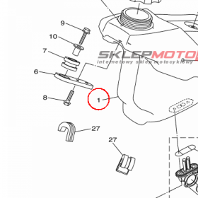 YAMAHA - ZBIORNIK PALIWA nr: 17D241105000