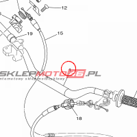 YAMAHA - kierownica nr: 17D26111H000