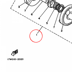 YAMAHA - WAL KORB. nr: 17W114000200