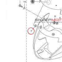 YAMAHA - PODKL. GUM. nr: 18CF83710000