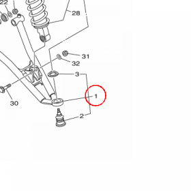 YAMAHA - WACHACZ PRZ. GTS nr: 18P235700033