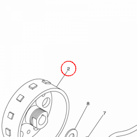 YAMAHA - WIRNIK nr: 18P814500000