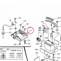 YAMAHA - BRACKET nr: 18P819480000