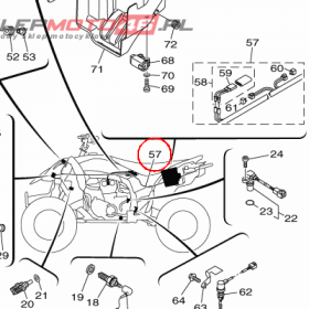 YAMAHA - WIAZKA PRZEW. EL. nr: 18P825901000