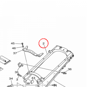 YAMAHA - RAMA DODATKOWA nr: 18PF11903900