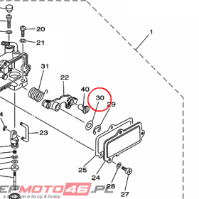 YAMAHA - WASHER (3H1) nr: 1A8149530000