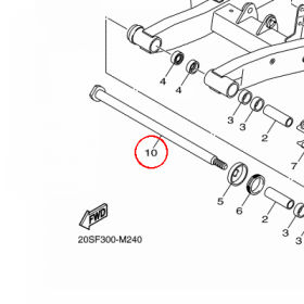 YAMAHA - WALEK nr: 1AE221410100
