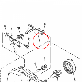 YAMAHA - GUIDE, WIRE nr: 1B3835990000