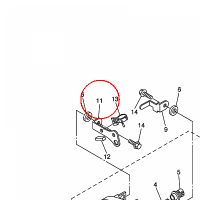 YAMAHA - STAY, SETTING nr: 1B38431R0000
