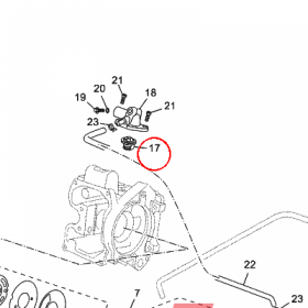 YAMAHA - TERMOSTAT nr: 1B9124110100
