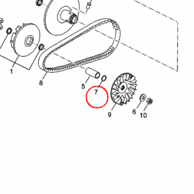 YAMAHA - WASHER nr: 1B9E76481000