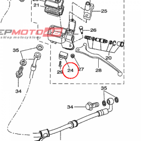 YAMAHA - WYLACZNIK SILNIKA nr: 1B9H25500000
