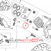 YAMAHA - BOOT CALIPER KIT nr: 1B9WF5910000
