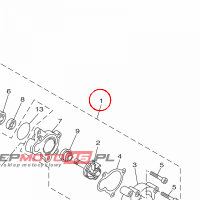 YAMAHA - WATER PUMP ASSY nr: 1C0E24200100