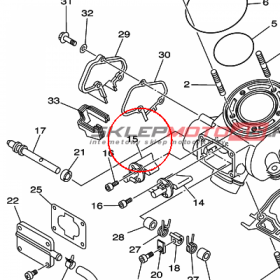 YAMAHA - VALVE ASSY 2 nr: 1C31132D0100