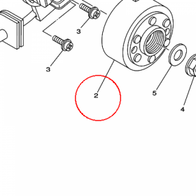 YAMAHA - WIRNIK nr: 1C3855500100