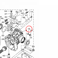 YAMAHA - GASKET nr: 1CTE11950000
