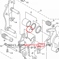 YAMAHA - klocki hamulcowe nr: 1CXF58110000