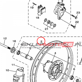 YAMAHA - RIM nr: 1D4F51440000