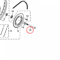 YAMAHA - OS KOLA nr: 1D4F53810000