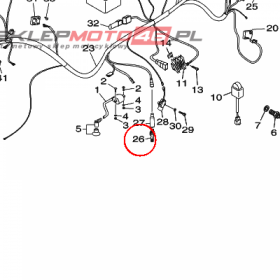 YAMAHA - WYLACZNIK SILNIKA nr: 1D4H25500000
