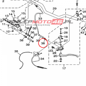 YAMAHA - wlacznik stopu nr: 1D4H39800000