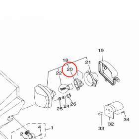 YAMAHA - WIAZKA PRZEW. EL. nr: 1D4H41120000