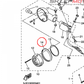 YAMAHA - RAMKA PLAST. nr: 1D6833631000