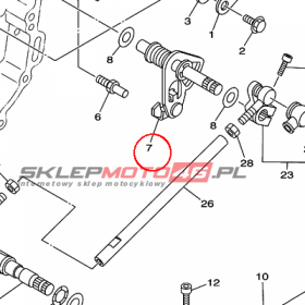 YAMAHA - WALEK ZM. BIEGOW nr: 1D7181010000