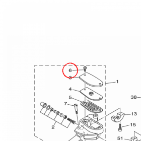 YAMAHA - SCREW nr: 1D72589H0000